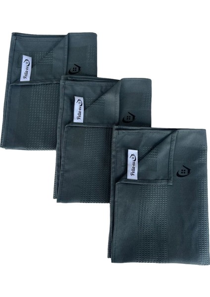 Mikrofiber Temizlik Bezi Cam/ayna ve Genel Temizlik Bezi 3 Adet Antrasit 40X60CM fiyatları
