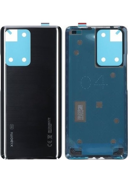 Xiaomi Mi 11T Pro Siyah Arka Pil Kapağı Batarya Kapağı