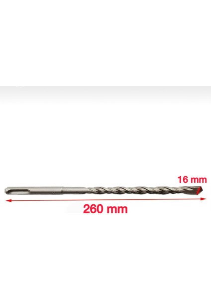 16X260 mm Sds Plus Beton Delme Matkap Ucu fiyatları