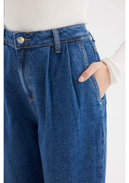 90's Wide Leg Yüksek Bel Geniş Paça Uzun Jean Pantolon D1344AX24WN indirimleri