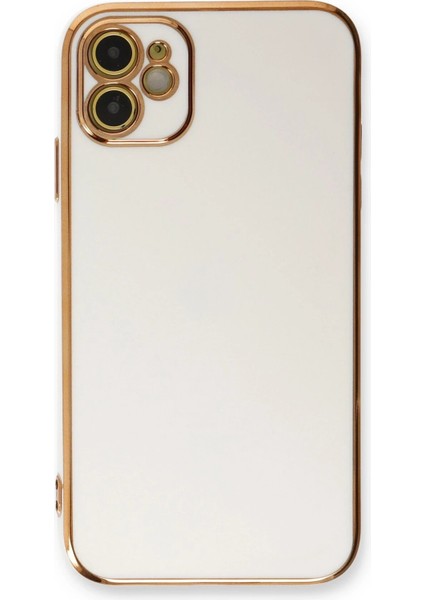 iPhone 11 Kılıf Volet Silikon - Beyaz - NFND5814-6283