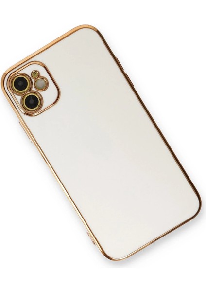 iPhone 11 Kılıf Volet Silikon - Beyaz - NFND5814-6283