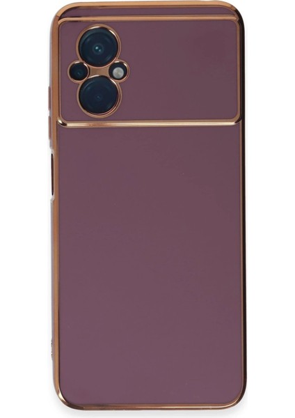 Xiaomi Poco M5 Kılıf Volet Silikon - Mor - NFND3361-4615