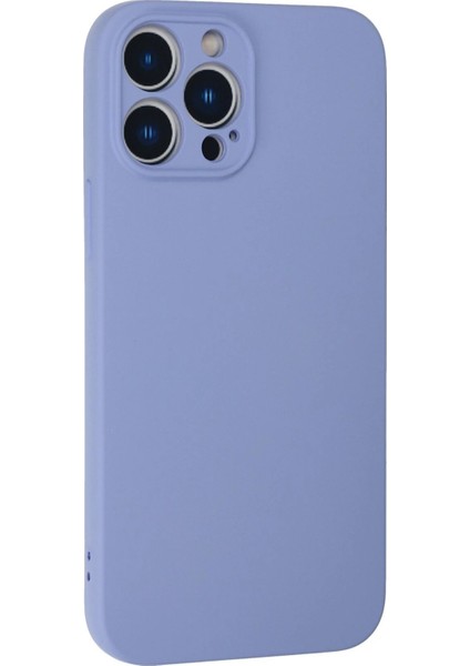 iPhone 13 Pro Kılıf Nano Içi Kadife Silikon - Lila - NFND8245-9940