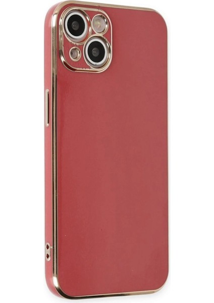 iPhone 15 Kılıf Volet Silikon - Kırmızı - NFND9910-7791