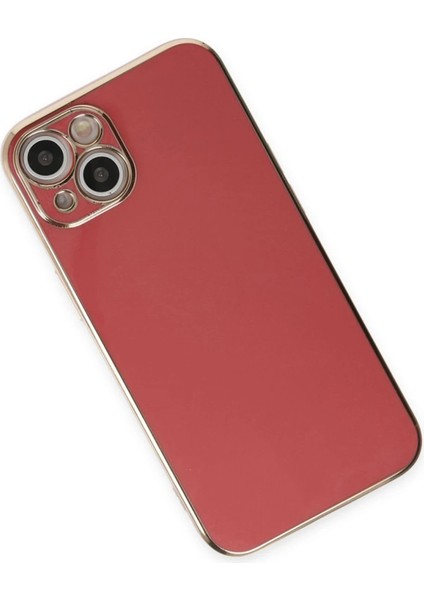 iPhone 15 Kılıf Volet Silikon - Kırmızı - NFND9910-7791