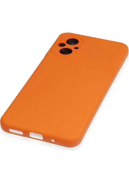 Xiaomi Poco M5 Kılıf Nano Içi Kadife Silikon - Turuncu - NFND4165-8943
