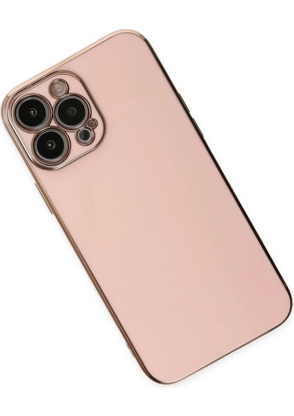 iPhone 14 Pro Max Kılıf Volet Silikon - Pembe - NFND1885-4798