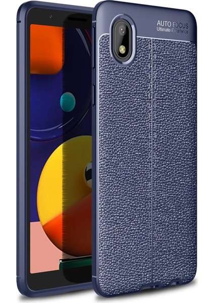 Samsung Galaxy A01 Core Kılıf Auto Focus Kapak - Lacivert - NFND3448-8991