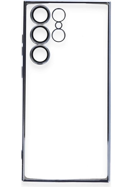 Samsung Galaxy S24 Ultra Kılıf Lensli Silikon - Gold - NFND1960-7571