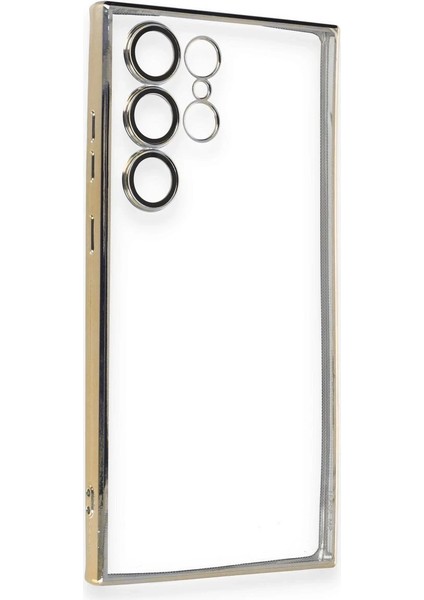 Samsung Galaxy S23 Ultra Kılıf Lensli Silikon - Gold - NFND2553-6498 fiyatları