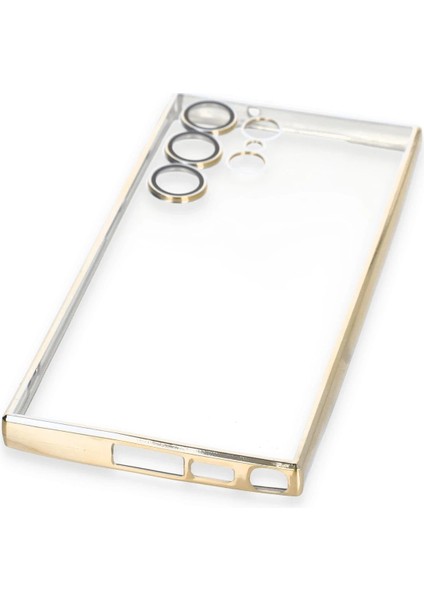 Samsung Galaxy S23 Ultra Kılıf Lensli Silikon - Gold - NFND2553-6498 indirimleri