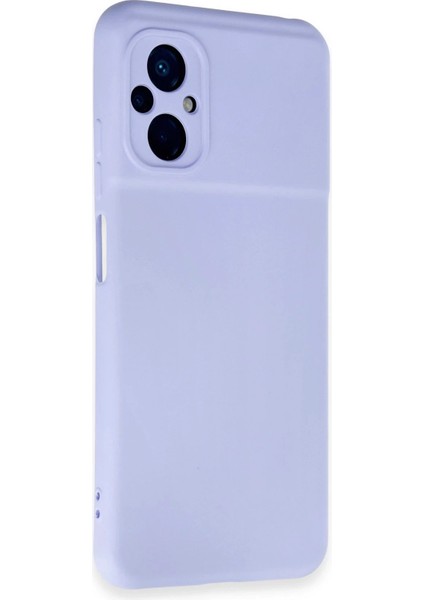 Xiaomi Poco M5 Kılıf Nano Içi Kadife Silikon - Lila - NFND3732-4010