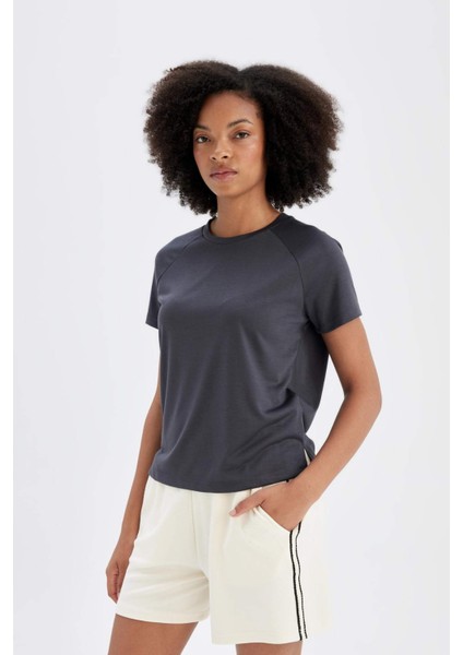 Fit Standart Fit Sporcu Kısa Paça Modal Şort D1279AX24HS