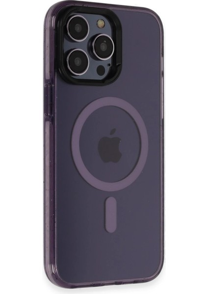 iPhone 14 Pro Max Kılıf Tigra Magsafe Kapak - Derin Mor - NFND6117-8391