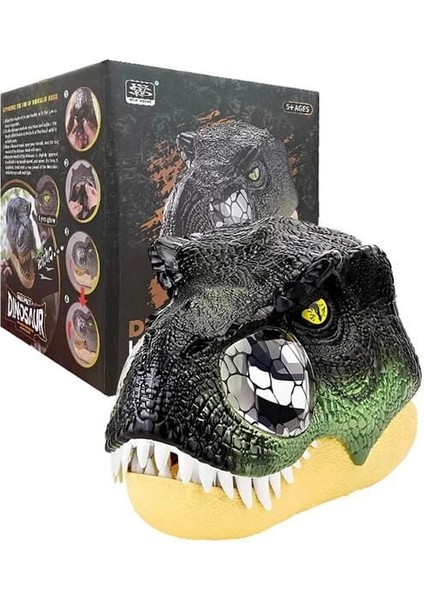 T-Rex Maskesi Işıklı ve Sesli -Mga