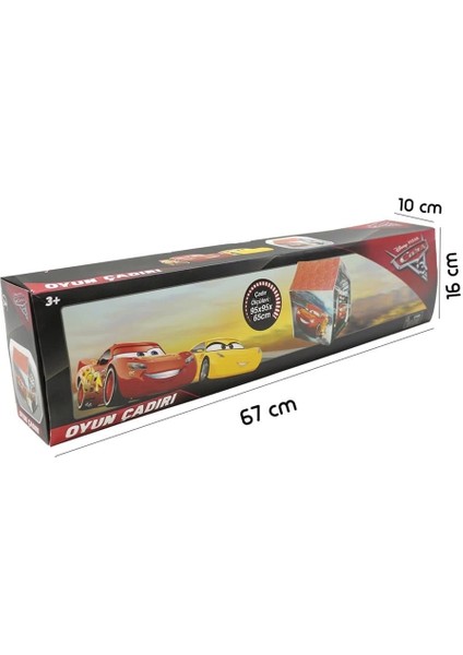 Cars Oyun Çadırı Ebat 95X95X65 cm fiyatları