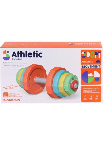 BJF014-2 Dumbell Çocuk Ağırlık Oyuncağı -Birliktoys