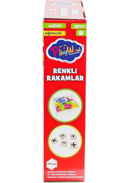 ONY-401 Ahşap Renkli Rakamlar 26 Parça fiyatları