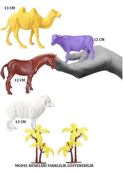 706 Toy Play 6 Parça Çiftlik Hayvanları Figür Seti 12-13 cm