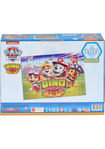 PW7823 Paw Patrol 100 Parça Puzzle -Laço Kids