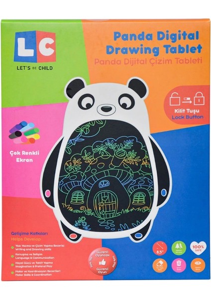 30946 Let's Be Child - 8,5'' Panda Dijital Çizim Tableti