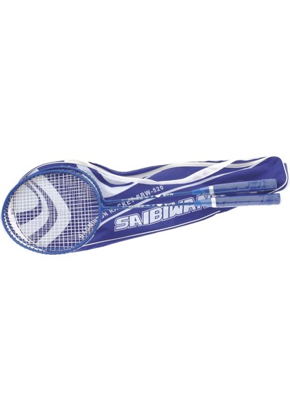 Çantalı Mavi Badminton Raket Seti