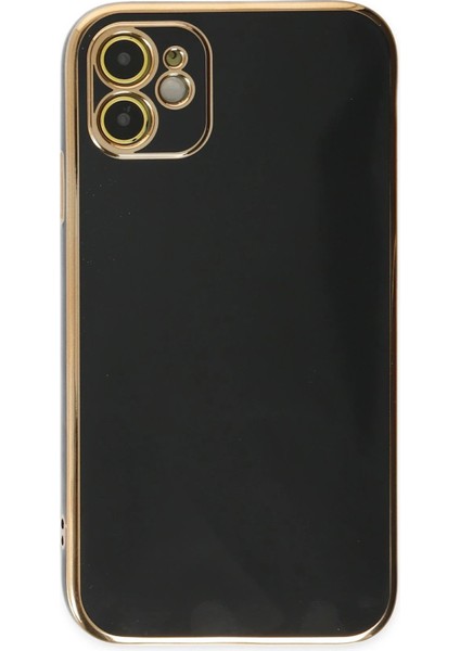 iPhone 12 Kılıf Volet Silikon - Siyah - NFND5086-7162