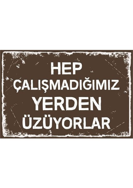 Slogan Ahşap Mdf Poster, Modern Duvar Dekoru, Sanatsal Poster, Ev Ofis, Cafe Duvar Süs
