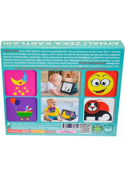2304 Tummy Time Aynalı Zeka Kartı - Dıy Toy