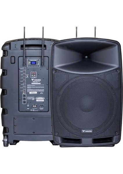 WAP-15505 400WATT 15” Şarjlı Taşınabilir Hoparlör fiyatları