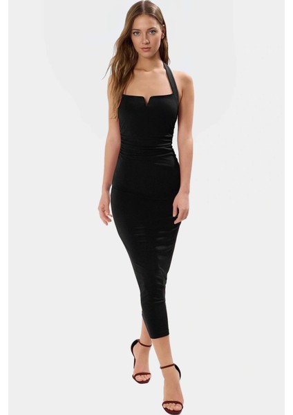 Maxi Bodycon Örme Elbise Yazlık Şık Premium Kalite Rahat ve Kullanım
