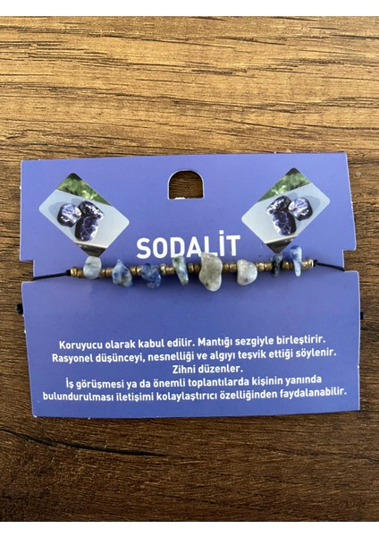 Doğal Taş Sodalit Bileklik Sodalite Doğaltaş