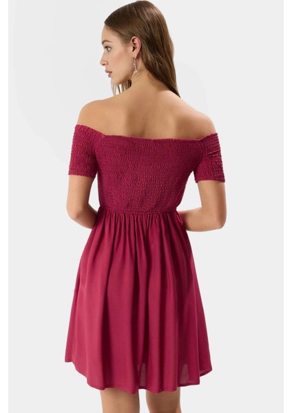 Yazlık Çok Çiçekli Mini Elbise Viskoz Rahat Günlük Stil Konforlu Kesim ve Şık modelleri