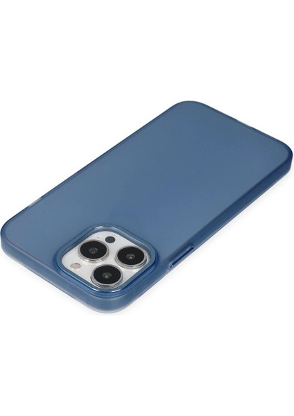 iPhone 13 Pro Kılıf Modos Metal Kapak - Lacivert - NFND9395-7837