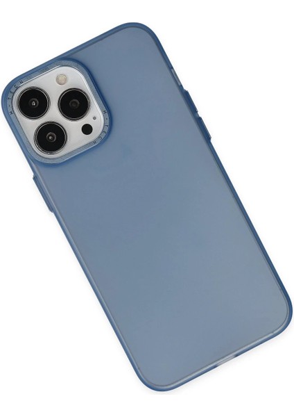 iPhone 13 Pro Kılıf Modos Metal Kapak - Lacivert - NFND9395-7837