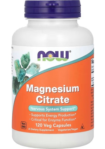 Magnesium Citrate 120 Veg Capsules