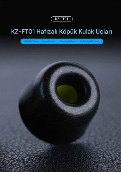 Kz FT01 Memory Foam Kulaklık Ucu 3 Boy fırsatları