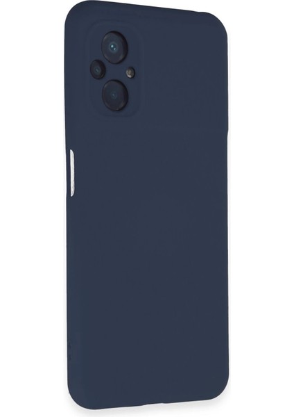 Xiaomi Poco M5 Kılıf Nano Içi Kadife Silikon - Lacivert - NFND1091-8617