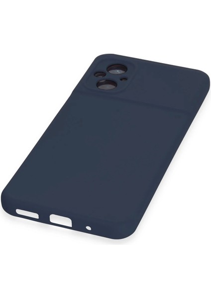 Xiaomi Poco M5 Kılıf Nano Içi Kadife Silikon - Lacivert - NFND1091-8617