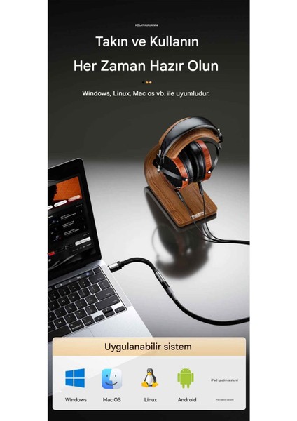 Type-C To 3.5mm Dac Jack Aux Kulaklık Çevirici modelleri