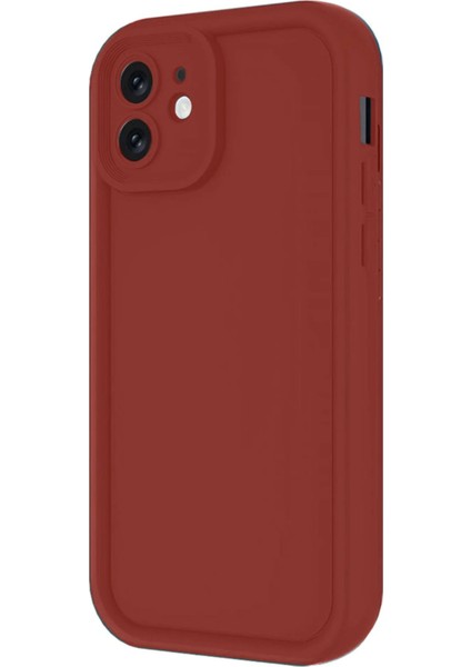 iPhone 11 Kılıf Viera Silikon - Bordo - NFND2630-1370