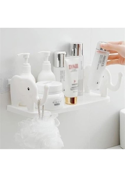 Fil Desenli Yapışkanlı Çok Amaçlı Raf