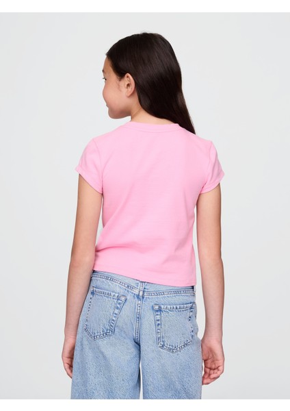 Kız Çocuk Pembe Stretch T-Shirt fiyatları