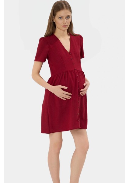 A Line Kısa Kollu Mini Elbise Polyester Yazlık Günlük Konforlu Kesim Modern Stil fiyatları