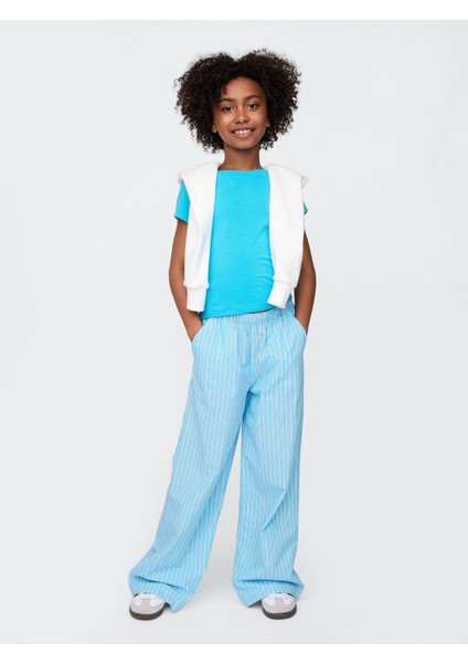 Kız Çocuk Mavi Stretch T-Shirt fiyatları