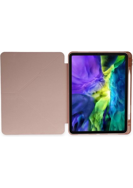 iPad 10.2 (8.nesil) Kılıf Kalemlikli Hugo Tablet Kılıfı - Rose Gold - NFND8154-6306 fiyatları