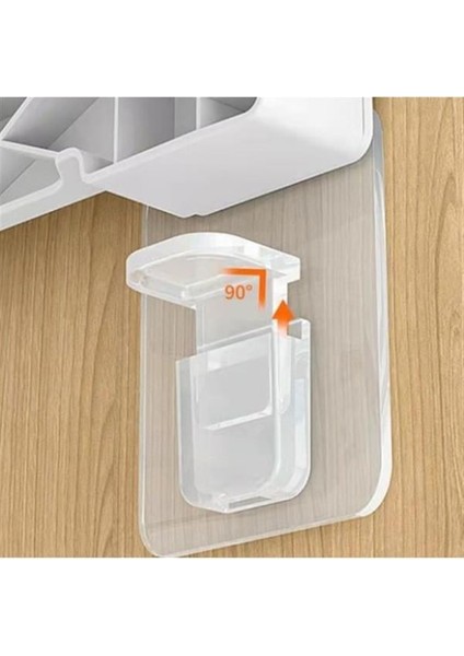 Yapışkanlı Raf Tutucu Seti 4 Adet