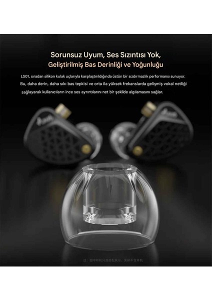 Kz LS01 Yüksek Saflıkta Sıvı Silikon Kulak Uçları