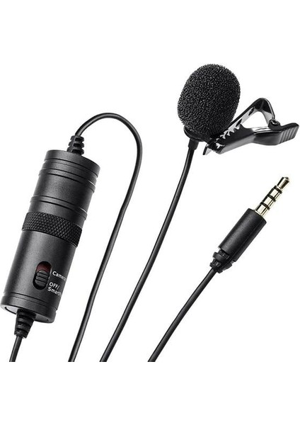 HK-401 Profesyonel Youtuber Kamera Telefon Yaka Mikrofonu (6 Metre Kablolu) fiyatları